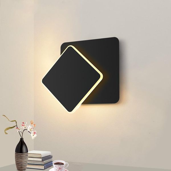 wall lamp led rotatable square entrance hall porch aisle lights living room bedroom bedside decor lighting wj10 
wall lamp led rotatable square entrance hall porch aisle lights living room bedroom bedside decor lighting wj10