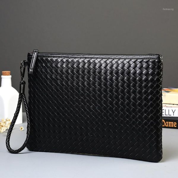 men leather business handbag 2020 new fashion male black envelope bag male casual weave leather briefcase1
men leather business handbag 2020 new fashion male black envelope bag male casual weave leather briefcase1
