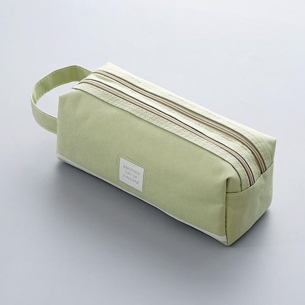 2020 new large capacity simple pencil case solid color canvas school pen box office school stationery
2020 new large capacity simple pencil case solid color canvas school pen box office school stationery