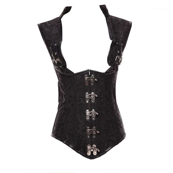 bustiers & corsets black spiral steel boned steampunk corset underbust women plus size gothic clothes correct shoulder posture slimming wais, Black;white
bustiers & corsets black spiral steel boned steampunk corset underbust women plus size gothic clothes correct shoulder posture slimming wais, Black;white