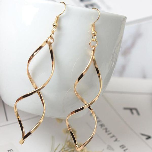 dangle & chandelier simple trendy wave drop earrings for women spiral curved long ladies fashion, Silver
dangle & chandelier simple trendy wave drop earrings for women spiral curved long ladies fashion, Silver