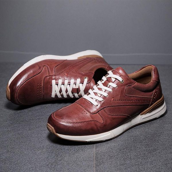 brand men casual shoes genuine leather men flats soft oxford shoes outdoor sneakers, Black
brand men casual shoes genuine leather men flats soft oxford shoes outdoor sneakers, Black