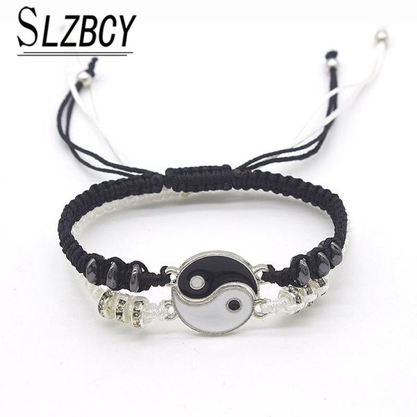 1pcs Chinese Yin Yang Tai Chi Charms Bracelets For Women Men Fashion Couple Bracelet Handmade Braided Rope Bracelet Friends Gift, Golden;silver
1pcs Chinese Yin Yang Tai Chi Charms Bracelets For Women Men Fashion Couple Bracelet Handmade Braided Rope Bracelet Friends Gift, Golden;silver