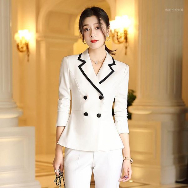 two piece dress women outfits autumn korean version of the professional women's suit temperament commuter work clothes1, White
two piece dress women outfits autumn korean version of the professional women's suit temperament commuter work clothes1, White