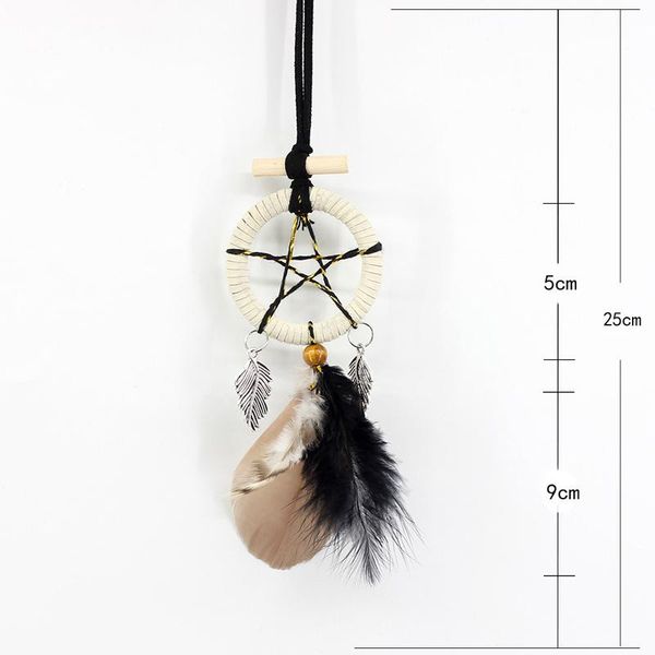 new original five pointed star dream catcher mini feather small pendant car key chain pure hand made pendant fashion gifts wmtich yyysports
new original five pointed star dream catcher mini feather small pendant car key chain pure hand made pendant fashion gifts wmtich yyysports