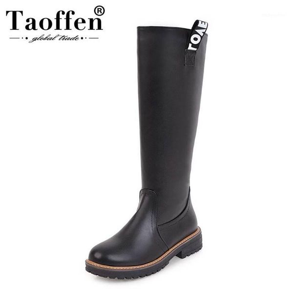boots taoffen women knee high thicken fur warm winter shoes pu leather casual zipper footwear flats size 34-431, Black
boots taoffen women knee high thicken fur warm winter shoes pu leather casual zipper footwear flats size 34-431, Black