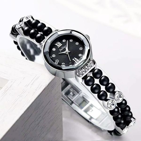 small julius lady women's watch japan mov't elastic pearl fashion hours dress bracelet girl's cute birthday gift no box1, Slivery;brown
small julius lady women's watch japan mov't elastic pearl fashion hours dress bracelet girl's cute birthday gift no box1, Slivery;brown