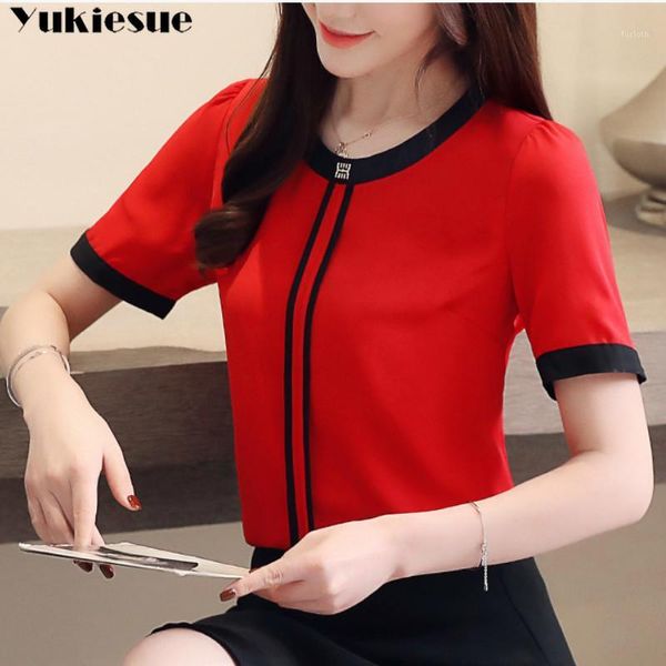 summer woman short sleeve women's shirt blouse for women blusas womens and blouses chiffon shirts ladie's plus size1, White
summer woman short sleeve women's shirt blouse for women blusas womens and blouses chiffon shirts ladie's plus size1, White