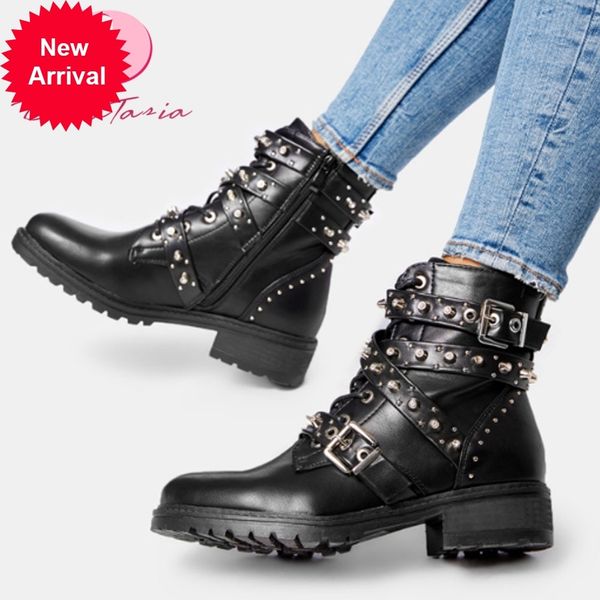 2021 the new new chunky female heels ankle fashion rivet toe zip boots street women shoes woman pc46, Black
2021 the new new chunky female heels ankle fashion rivet toe zip boots street women shoes woman pc46, Black