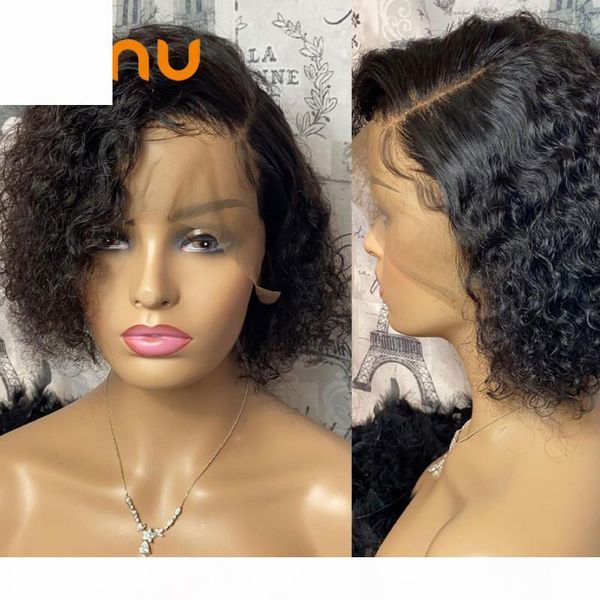 curly bob 13x4 lace front human hair wigs short bob curly wig for black women 4x4 closure 150 density pre plucked brazilian remy, Black;brown
curly bob 13x4 lace front human hair wigs short bob curly wig for black women 4x4 closure 150 density pre plucked brazilian remy, Black;brown
