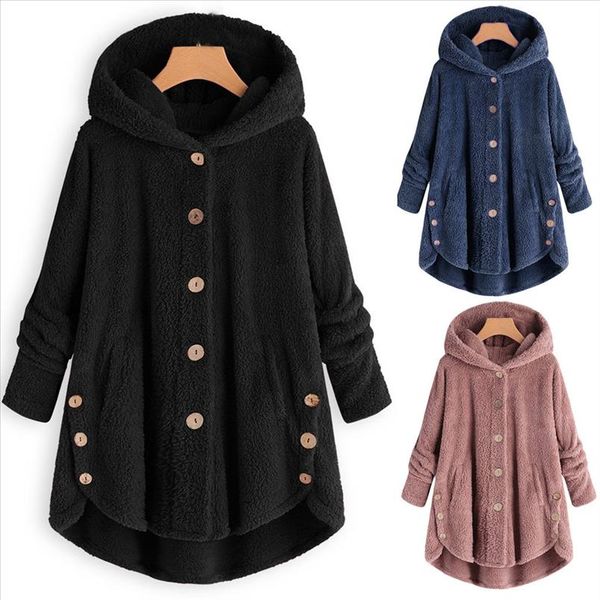2020 winter coat women fashion women button coat fluffy tail hooded pullover loose blouse female thick hoodies sweater, Black;brown
2020 winter coat women fashion women button coat fluffy tail hooded pullover loose blouse female thick hoodies sweater, Black;brown