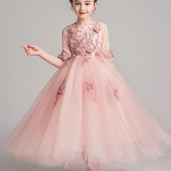 appliques tulle girls party dress flower girl dresses for wedding long kids pageant princess costume first communion gowns y200623, Red;yellow
appliques tulle girls party dress flower girl dresses for wedding long kids pageant princess costume first communion gowns y200623, Red;yellow