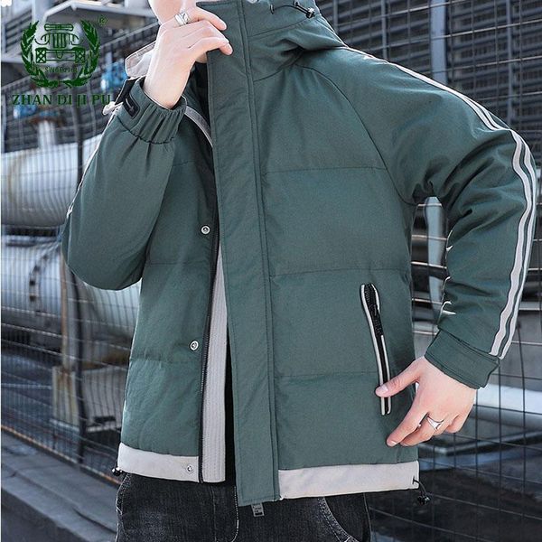 new cargo down jacket men fashion casual loose patchwork hooded coats male outdoor warm wear-resistant white duck down jacket, Black
new cargo down jacket men fashion casual loose patchwork hooded coats male outdoor warm wear-resistant white duck down jacket, Black