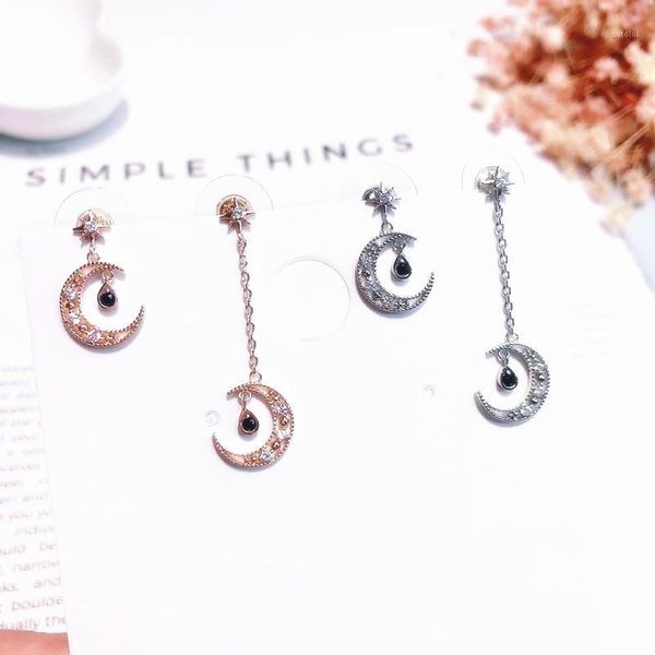 2020 new design asymmetric earrings for women trendy bijoux rhinestone moon star pendientes exquisite jewelry christmas gifts1, Silver
2020 new design asymmetric earrings for women trendy bijoux rhinestone moon star pendientes exquisite jewelry christmas gifts1, Silver