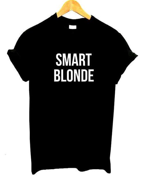 smart blonde letters print women tshirt cotton casual funny t shirt for lady tee hipster drop ship z-741, White
smart blonde letters print women tshirt cotton casual funny t shirt for lady tee hipster drop ship z-741, White