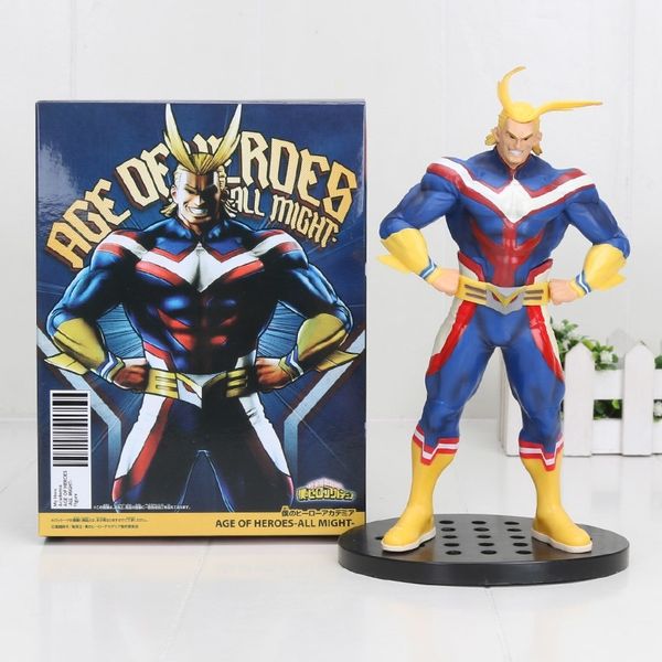20cm My Hero Academia Figure Toy No Hero Academia All Might Figure Pvc Collection Model Toys All Might Doll Brinquedos Y200421