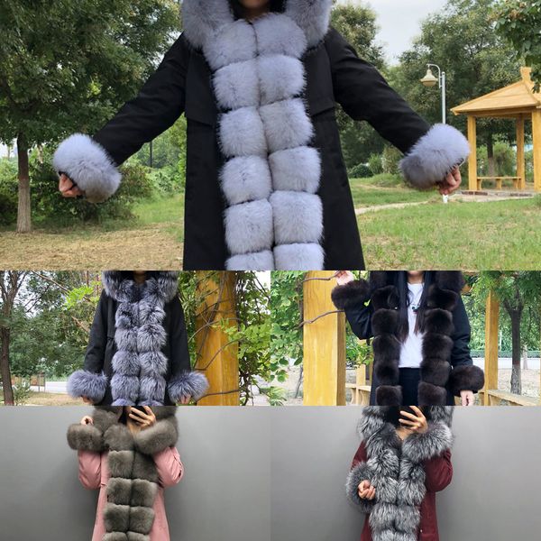 womens jackets real fox collar hooded parka, rabbit fur lining warm winter coat qd.yishangx1019, Black
womens jackets real fox collar hooded parka, rabbit fur lining warm winter coat qd.yishangx1019, Black
