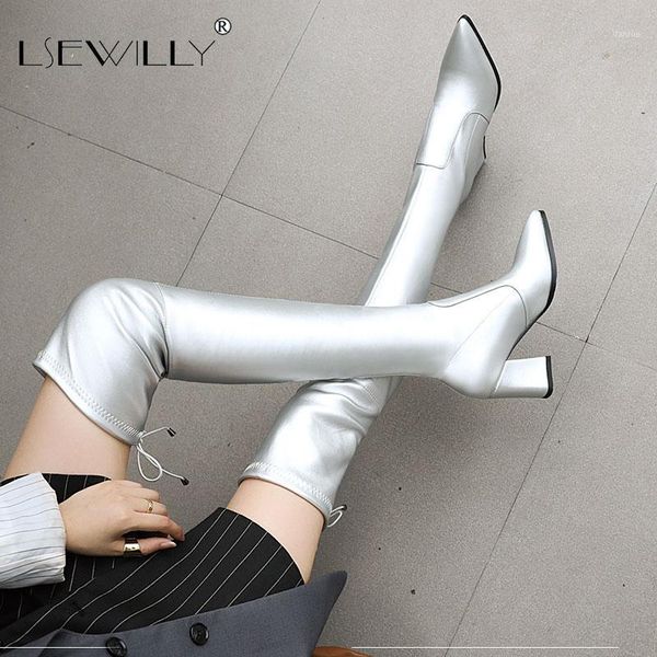 boots lsewilly autumn 2021 over the knee silver black lace up pointed toe block high heels shoes thigh overknee boots1
boots lsewilly autumn 2021 over the knee silver black lace up pointed toe block high heels shoes thigh overknee boots1