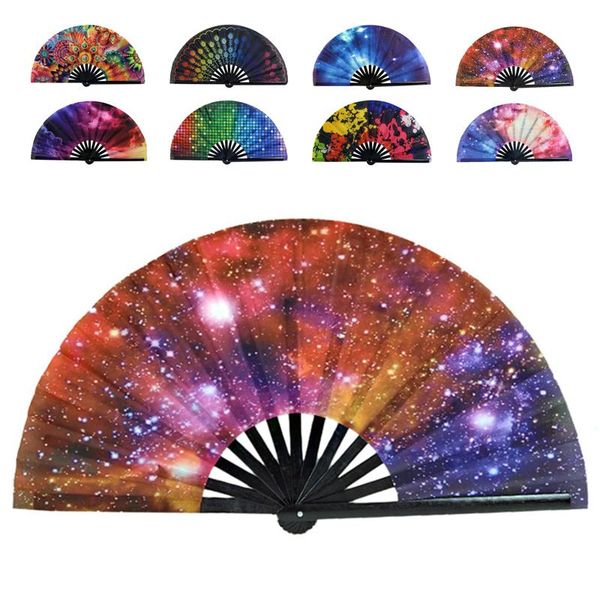 Chinese Style Hand Fan Colored Geometric Printing Folding Fans Dance Carnival Festival Wedding Party Favor Fan
Chinese Style Hand Fan Colored Geometric Printing Folding Fans Dance Carnival Festival Wedding Party Favor Fan
