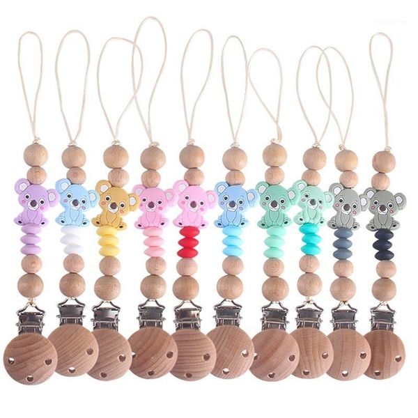 baby pacifier clip chain wood beads cute koala animal charms pacifier chain chew baby teether toys dummy nipple holder1
baby pacifier clip chain wood beads cute koala animal charms pacifier chain chew baby teether toys dummy nipple holder1