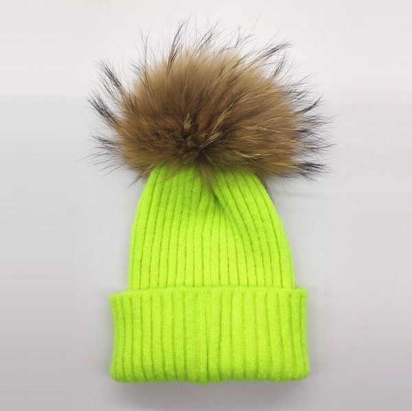 winter women real raccoon fur pom pom knitted beanies new green lady wool ski skullies cap hat gorros1
winter women real raccoon fur pom pom knitted beanies new green lady wool ski skullies cap hat gorros1