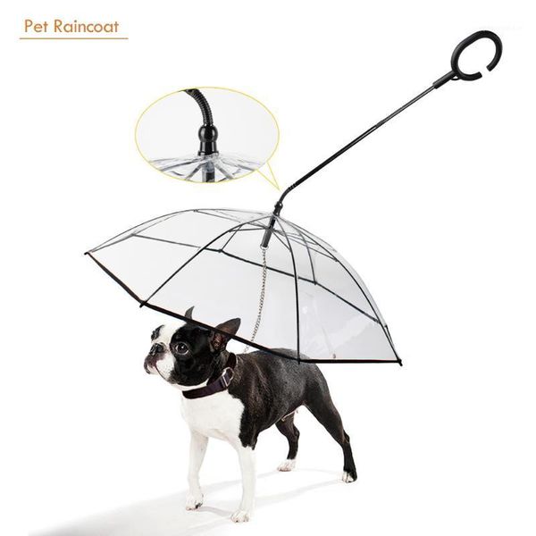 transparent pet umbrella with dog walking leash raining handle dog raincoat waterproof cat umbrella supplies1
transparent pet umbrella with dog walking leash raining handle dog raincoat waterproof cat umbrella supplies1