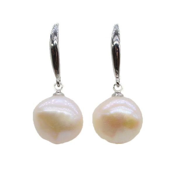 saudade ladies simple pearl earrings, irregular baroque pearls, white and black, 925 silver pendants, an anniversary gift choice, Golden;silver
saudade ladies simple pearl earrings, irregular baroque pearls, white and black, 925 silver pendants, an anniversary gift choice, Golden;silver
