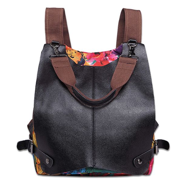 2021 genuine multifunctional women leather travel bag floral school backpack for adolescent v18t
2021 genuine multifunctional women leather travel bag floral school backpack for adolescent v18t