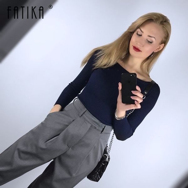 fatika autumn and winter basic women sweater slit neckline strapless sweater thickening sweater off shoulder pullover sweaters y200116, White;black
fatika autumn and winter basic women sweater slit neckline strapless sweater thickening sweater off shoulder pullover sweaters y200116, White;black