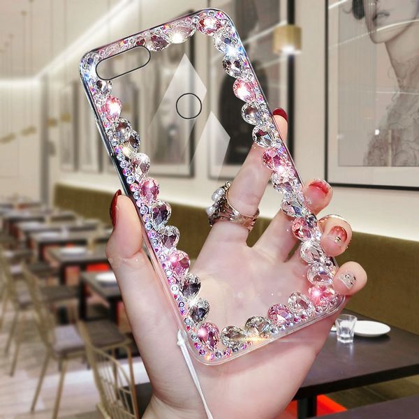 для huawei honor 7c чехол для мобильного телефона diamond fashion rhinestone прозрачная защитная оболочка для отправки белых бусин
для huawei honor 7c чехол для мобильного телефона diamond fashion rhinestone прозрачная защитная оболочка для отправки белых бусин