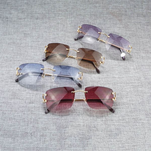 2021 new oval rimless c wire sunglasses men small lens sun women clear glasses metal frame oculos gafas for summer, White;black
2021 new oval rimless c wire sunglasses men small lens sun women clear glasses metal frame oculos gafas for summer, White;black
