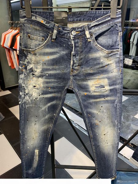 2019 mens distressed ripped biker jeans slim fit motorcycle biker denim for men fashion designer hip hop mens jeans good quality, Blue
2019 mens distressed ripped biker jeans slim fit motorcycle biker denim for men fashion designer hip hop mens jeans good quality, Blue