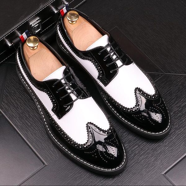 brand of famous casual men dressed as wedding party wear genuine black white leather shoes carved bullock shoe zapatos hombre man ems4
brand of famous casual men dressed as wedding party wear genuine black white leather shoes carved bullock shoe zapatos hombre man ems4