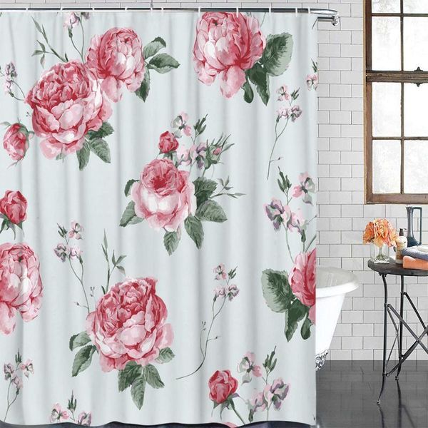 shower curtains pink rose flower watercolor painting waterproof curtain with hook for home decoration bathroom curtain1
shower curtains pink rose flower watercolor painting waterproof curtain with hook for home decoration bathroom curtain1