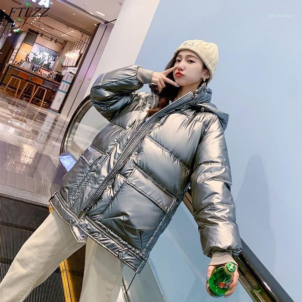 ftlzz new winter women hooded bright color paddad coat loose streetwear thickness warm silver parkas big pocket snow outwear1, Black
ftlzz new winter women hooded bright color paddad coat loose streetwear thickness warm silver parkas big pocket snow outwear1, Black
