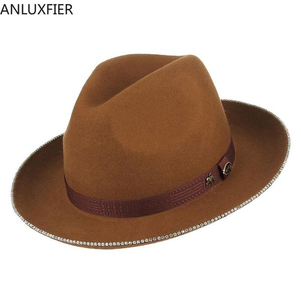 stingy brim hats h7204 european american ladies fedoras hat women imitation diamond concave wool warm cap female party banquet, Blue;gray
stingy brim hats h7204 european american ladies fedoras hat women imitation diamond concave wool warm cap female party banquet, Blue;gray