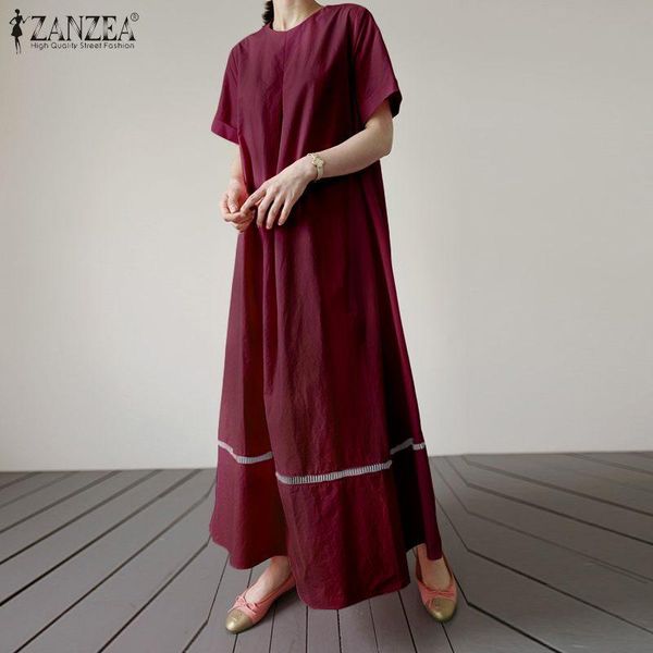 zanzea women long maxi dress 2020 summer beach sundress casual short sleeve vestidos loose pockets plain daily solid dress robe, Black;gray
zanzea women long maxi dress 2020 summer beach sundress casual short sleeve vestidos loose pockets plain daily solid dress robe, Black;gray