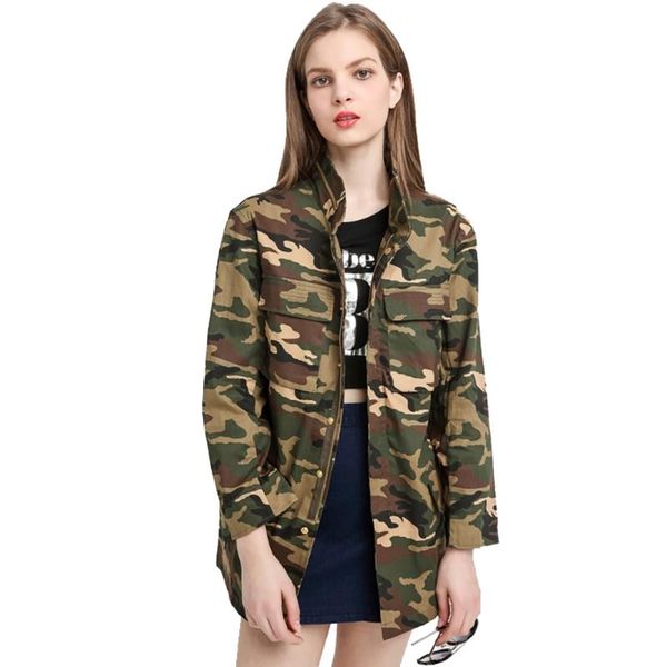 women's jackets style retro camouflage jacket women leisure stand collar pocket long sleeve zipper basic coat outwear, Black;brown
women's jackets style retro camouflage jacket women leisure stand collar pocket long sleeve zipper basic coat outwear, Black;brown