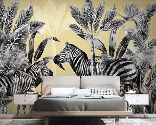 custom 3d animal wallpaper nordic tropical plants zebra landscape light luxury background wall 3d mural wallpaper
custom 3d animal wallpaper nordic tropical plants zebra landscape light luxury background wall 3d mural wallpaper