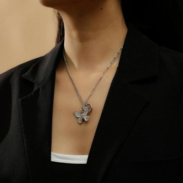 chokers hiphop fashion titanium steel butterfly chain necklaces for women round pendant necklace jewelry party, Golden;silver
chokers hiphop fashion titanium steel butterfly chain necklaces for women round pendant necklace jewelry party, Golden;silver