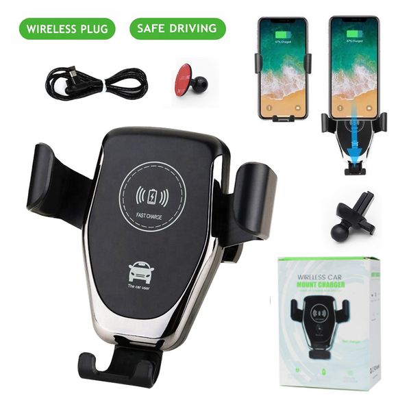 10w qi wireless car chargers mount air vent phone holders for universal phones charger adapter in retail box
10w qi wireless car chargers mount air vent phone holders for universal phones charger adapter in retail box