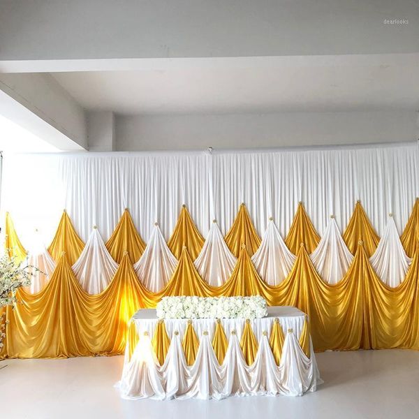 20ft l * 10ft h 2020 new arrival ice silk curtain drape backdrop with brooch for wedding party decoration1
20ft l * 10ft h 2020 new arrival ice silk curtain drape backdrop with brooch for wedding party decoration1