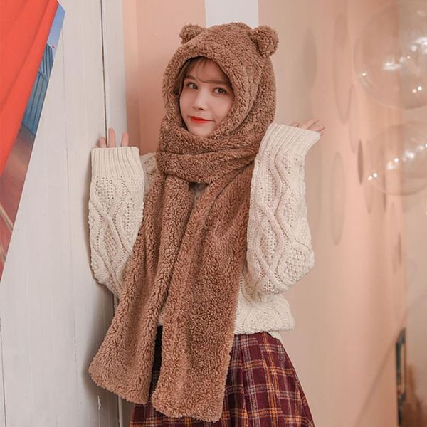 beanie/skull caps winter women novelty warm cute bear ear hat casual plush scarf gloves set solid fleece, Blue;gray
beanie/skull caps winter women novelty warm cute bear ear hat casual plush scarf gloves set solid fleece, Blue;gray