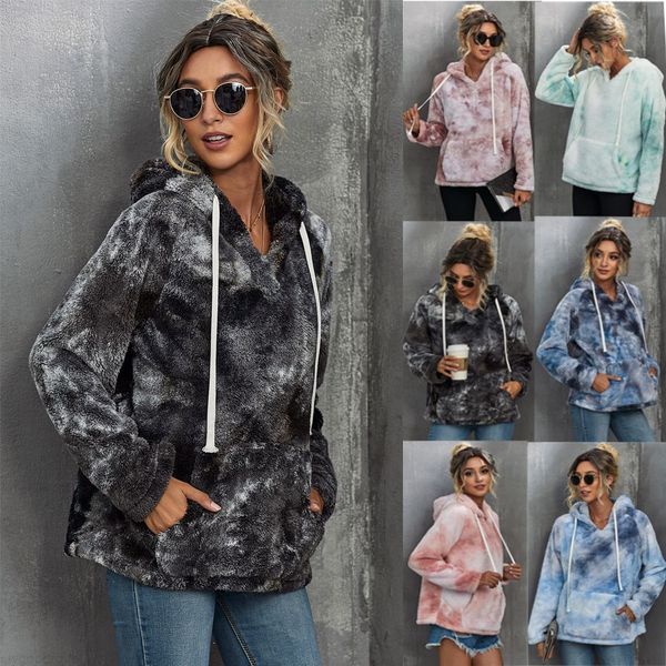 women fashion o neck tie dye long sleeve thick hoodie drawstring sweatershirt long sleeve pullover sweatshirt ladies crop, Black
women fashion o neck tie dye long sleeve thick hoodie drawstring sweatershirt long sleeve pullover sweatshirt ladies crop, Black