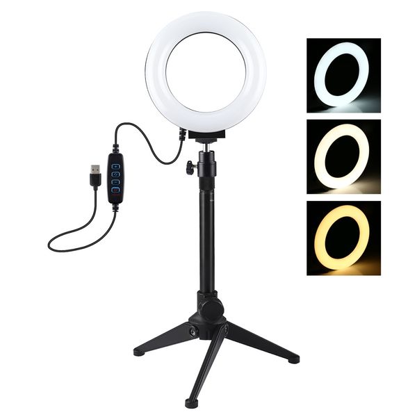 puluz 47 inch 12cm usb 3 modes dimmable led ring vlogging pgraphy video lights desktripod holder with cold shoe tripod ball head
puluz 47 inch 12cm usb 3 modes dimmable led ring vlogging pgraphy video lights desktripod holder with cold shoe tripod ball head
