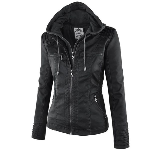 fashion winter faux leather jacket women's basic jackets hooded black slim motorcycle jacket women coats female xs-7xl 50, Black;brown
fashion winter faux leather jacket women's basic jackets hooded black slim motorcycle jacket women coats female xs-7xl 50, Black;brown