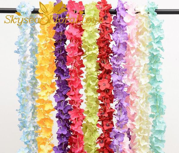 decorative flowers & wreaths artificial hydrangea violet wall hanging flower vine fake wisteria wedding bean string decoration
decorative flowers & wreaths artificial hydrangea violet wall hanging flower vine fake wisteria wedding bean string decoration