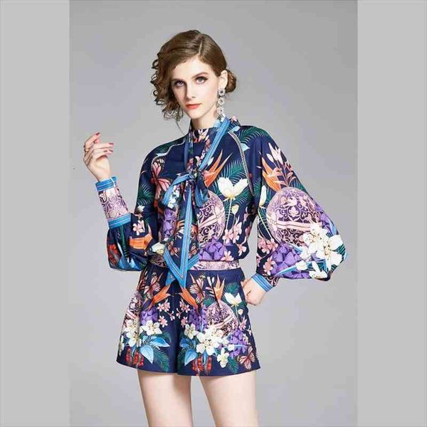 summer holiday floral printed twinest 2 piece set lantern sleeve bow blouse shirt and pocket shorts mini pant vocation sets, Gray
summer holiday floral printed twinest 2 piece set lantern sleeve bow blouse shirt and pocket shorts mini pant vocation sets, Gray