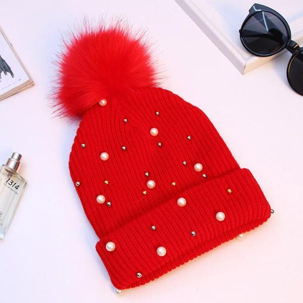 beanie/skull caps ladies warm thick knitted wool beanies hat imitation pearls fur pom ball pompom bonnet cap skullies for women streetwear, Blue;gray
beanie/skull caps ladies warm thick knitted wool beanies hat imitation pearls fur pom ball pompom bonnet cap skullies for women streetwear, Blue;gray