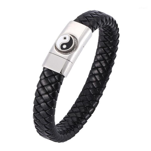charm bracelets fashion men women taoism tai chi yin yang gossip leather bracelet steel magnetic buckle wrist band gifts sp03131, Golden;silver
charm bracelets fashion men women taoism tai chi yin yang gossip leather bracelet steel magnetic buckle wrist band gifts sp03131, Golden;silver